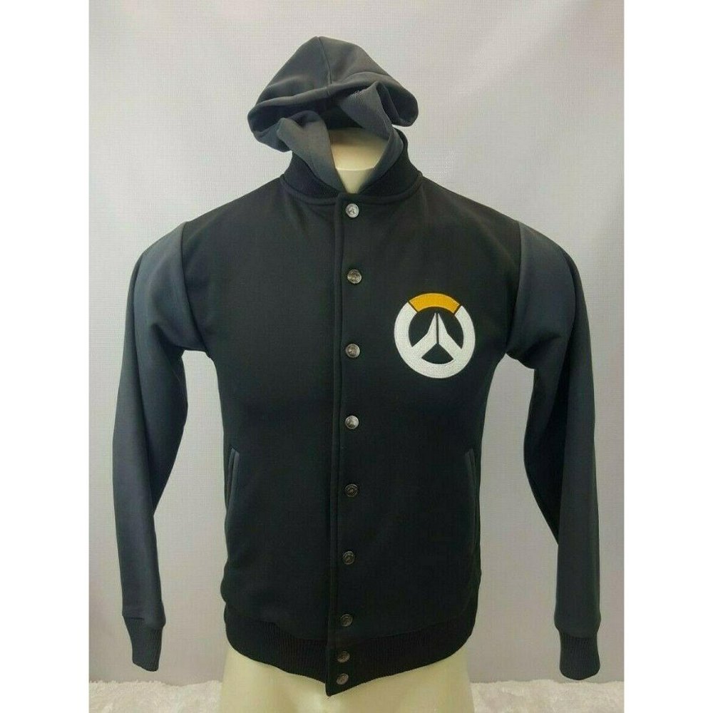 Overwatch Blizzard Hoodie Varsity Jacket Men Small
